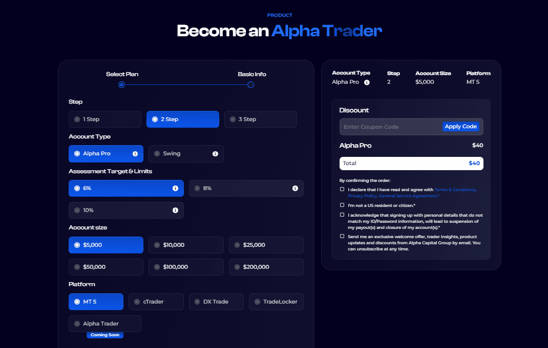 Alpha Capital Group Trading Conditions: Spreads, Fees, and Rules